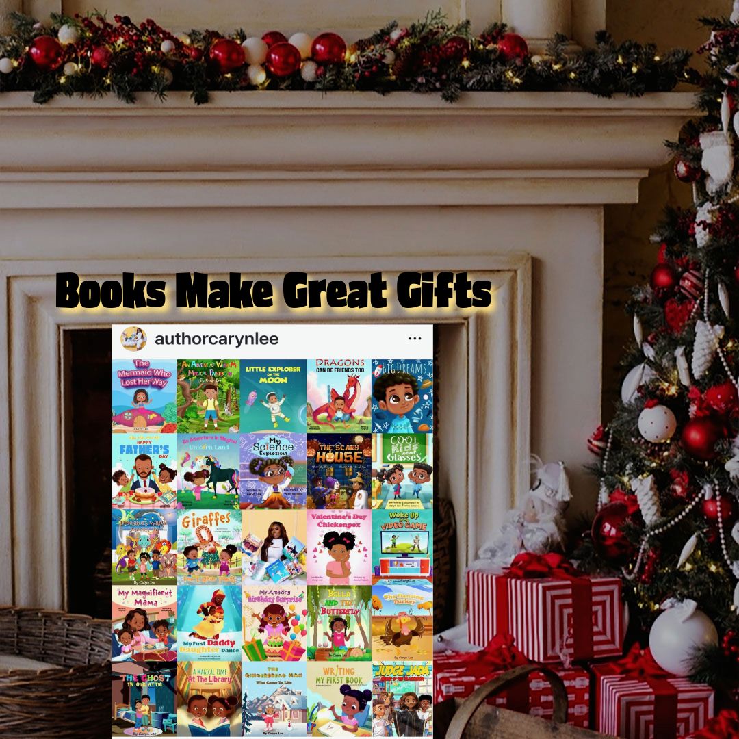 This holiday season, bring joy to a child's day with a wonderful book! They're the perfect gift to spark imagination and adventure.

AuthorCarynLee <a href="/AuthorCarynLee/">Caryn Lee</a>
Web: bit.ly/3ZJ6VBw
IG: instagram.com/authorcarynlee/
#KidsBooks