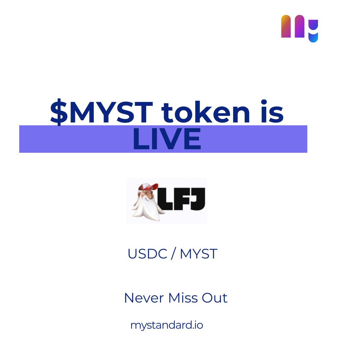 MyStandardDotIO's tweet photo. $MYST token is live. Next step is Worldwide Data Ownership. 💫 https://t.co/q1VMNBh5rN