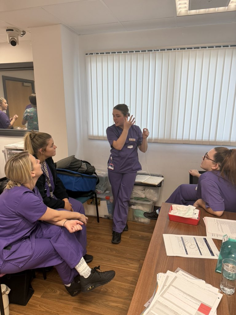 What a great day with our lovely 1st, 2nd &amp; 3rd year students! <a href="/Jenna_Ingle/">Jenna</a> and I ran clinical skills workshops and simulations including blood transfusion, bereavement, NGT, Bronchiolitis &amp; Sepsis before our students break for Christmas  🎄 💜🩺 <a href="/HywelDdaHB/">Hywel Dda UHB</a>