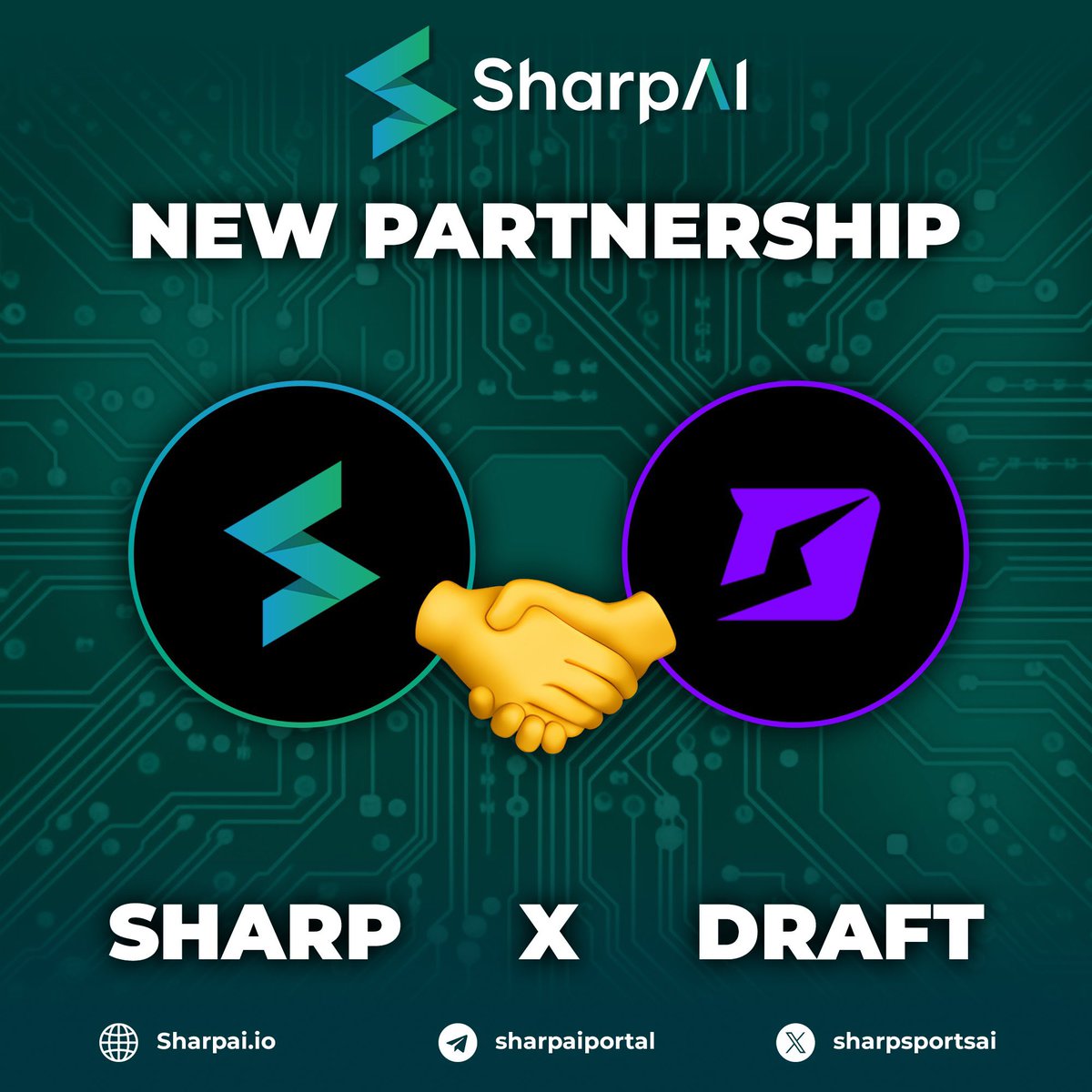 emperorpeppe's tweet image. 🚨Exciting news🚨 
@sharpsportsai has partnered with @draftdotfun:

What does this mean?

New Feature ✅ 
Exclusive token-gated player prop picks for Sharp Members.

AI Integration ✅
Coming soon to Draft.fun, Sharp AI will score your picks 1-10, helping you make…