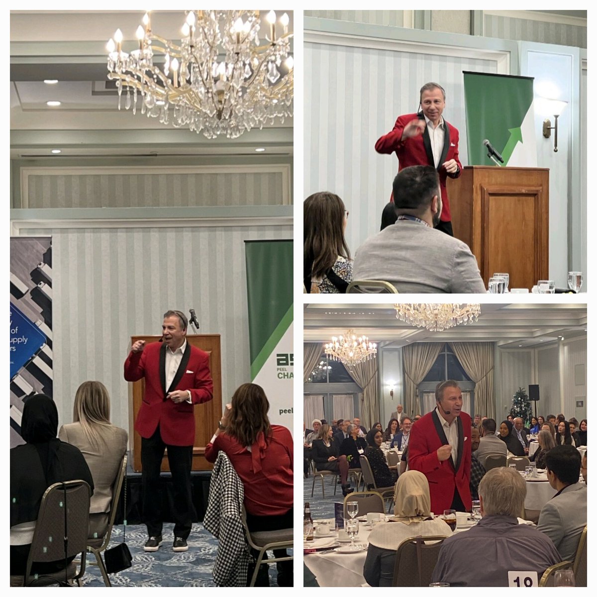 Enjoying a festive dinner keynote presentation 

#keynotespeaker
#niscl