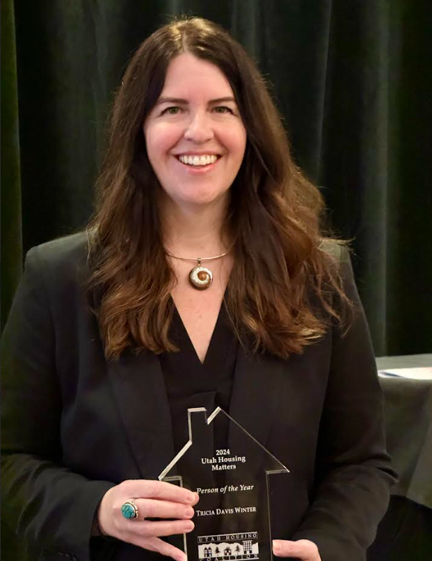 JobsUT's tweet image. Congratulations to Tricia Davis, the Director of the Office of Homeless Services, for being awarded the Person of the Year award this morning at the 2024 Utah Housing Matters Awards Breakfast.