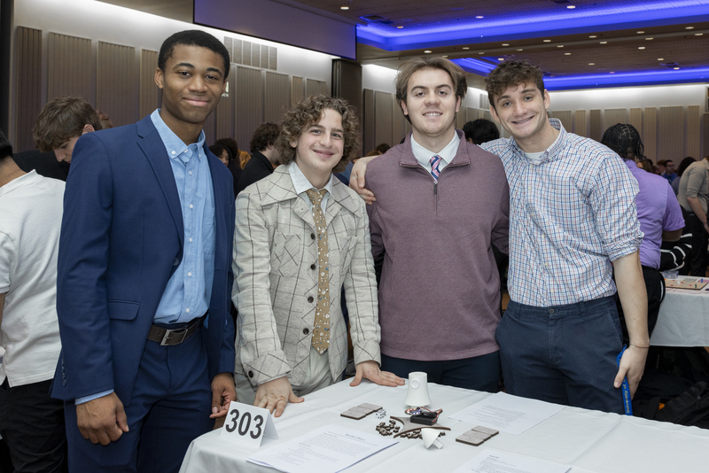 UDengineering's tweet image. Our 700 first-semester engineering students have done a fabulous job building their tabletop games and puzzles incorporating 3D-printed, laser-cut, and electronic components. Student teams presented their design prototypes at an annual showcase. #Hengineers #3DPrinted #LaserCut