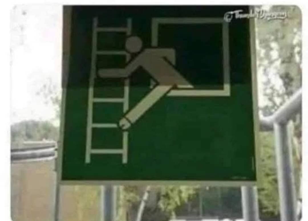 ConnectDotsToo's tweet image. In case of emergency, hurl your enormous penis out of the window and climb to safety.

Yep, pretty sure that's what they mean😂