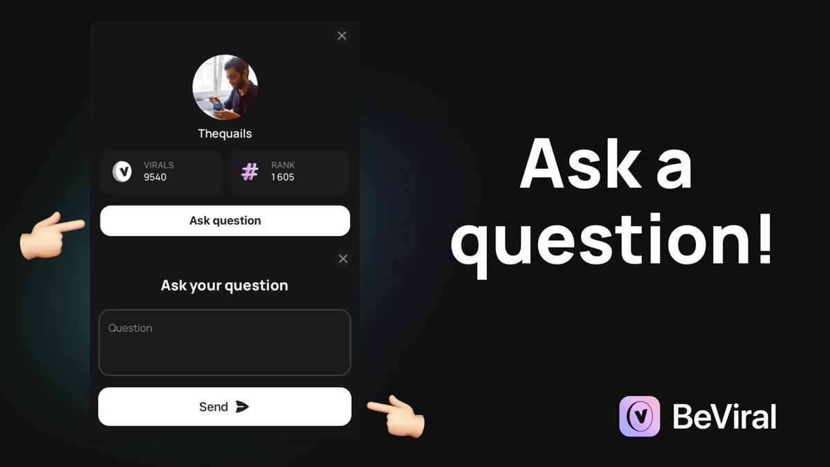 ✏️ Exclusive AMA: Ask Your Questions to FOLK's Founder!

How It Works:
- Submit your questions directly in the app 
- Get expert insights from a successful blockchain entrepreneur
- Learn about FOLK's journey and GameFi strategies

Link: t.me/Be_Viral_bot/a…