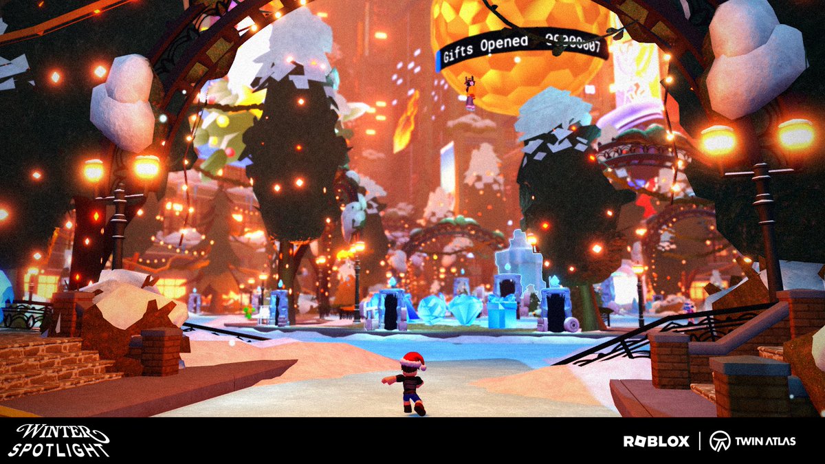 Fluorlite's tweet image. I&apos;m proud to share the map I&apos;ve made with @Aerophagia_ for Roblox&apos;s Winter Spotlight!

#Roblox #RobloxDev