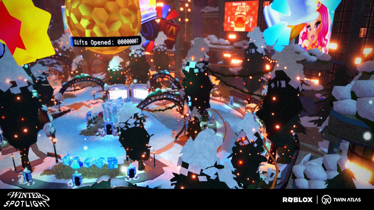 Fluorlite's tweet image. I&apos;m proud to share the map I&apos;ve made with @Aerophagia_ for Roblox&apos;s Winter Spotlight!

#Roblox #RobloxDev