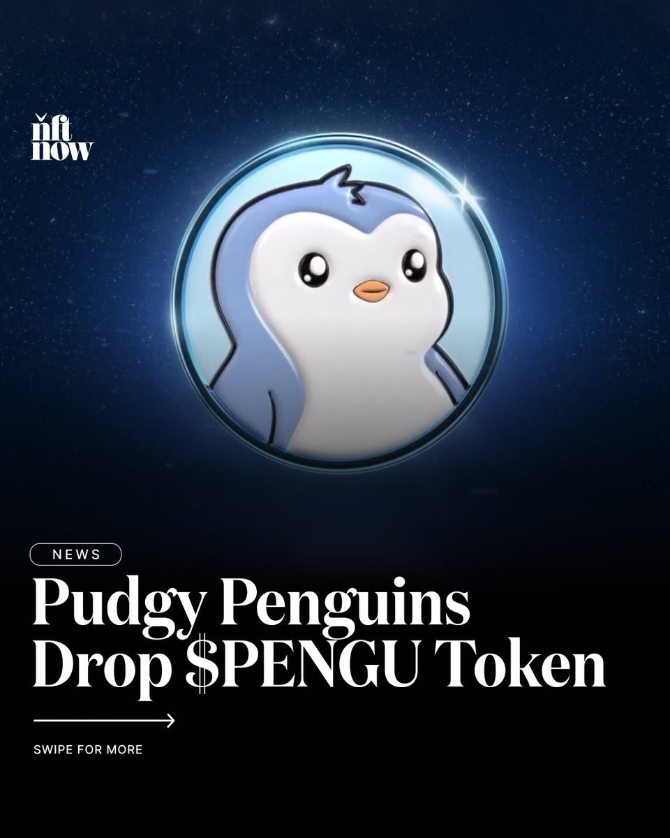 The highly-anticipated $PENGU token from @pudgypenguins debuted with a $2  billion market cap at time of writing and saw $90 million in trading volume  within its first hour 🐧 The Solana-based token