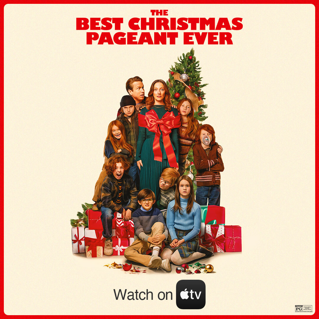 Spend time with your family this Christmas and watch the #BestChristmasPageantEver at home! Get it on the <a href="/AppleTV/">Apple TV</a> app.