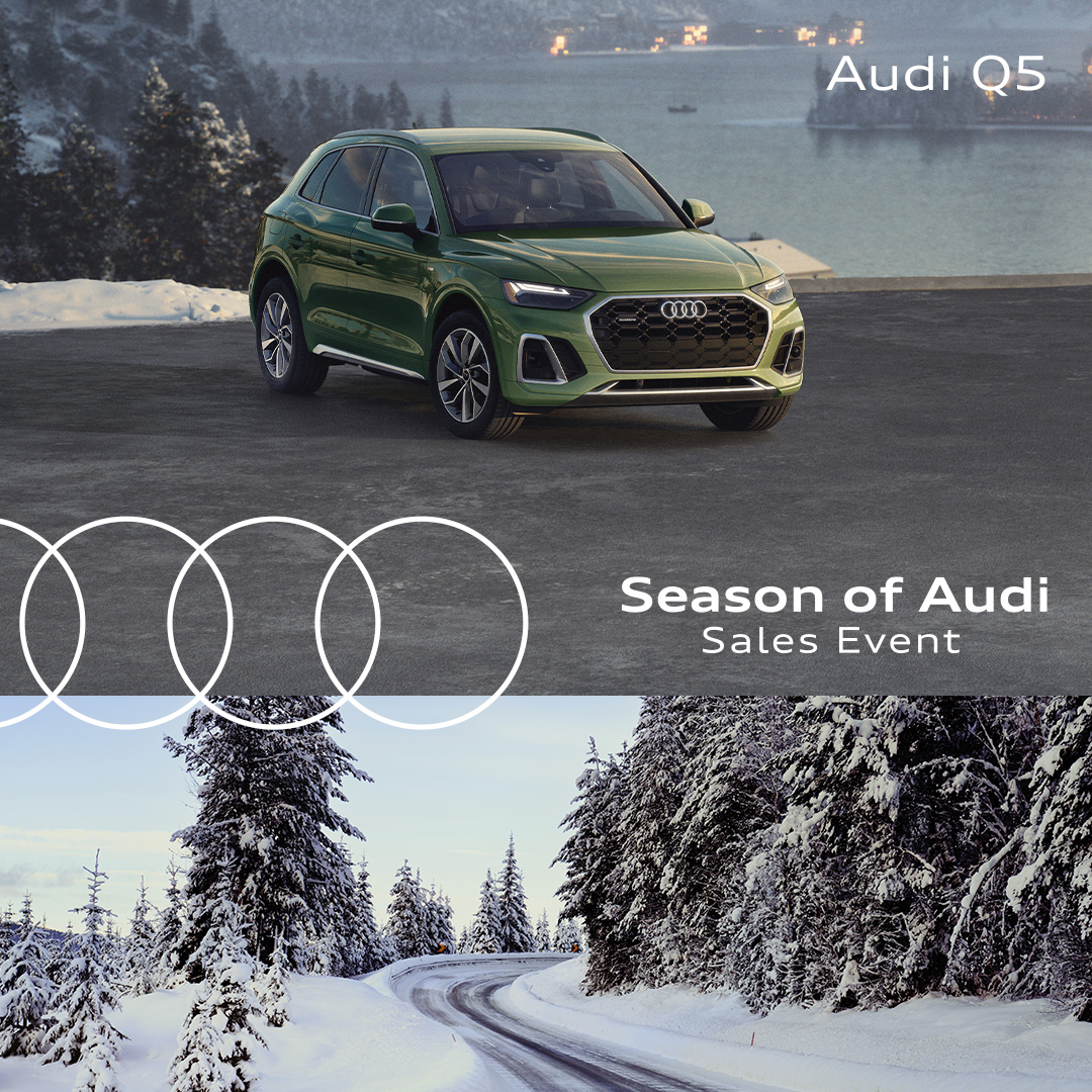 The Audi Q5. Come see your dream car at Audi West County during the Season of Audi Sales Event.