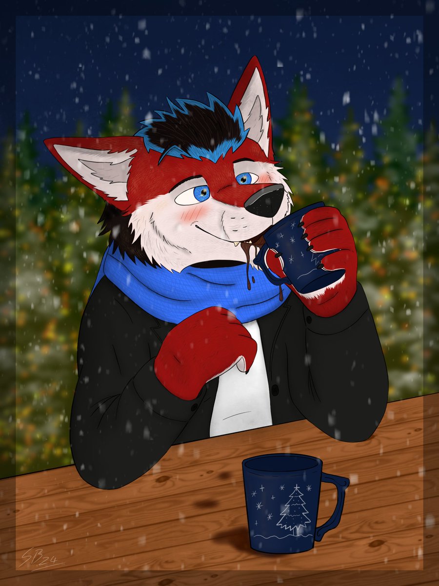 For Ray wolf  ☕❤️ a gift from <a href="/FarmerSaf/">Saf_the_Farmer🇿🇦</a> 💚
(hot chocolate version🍫)