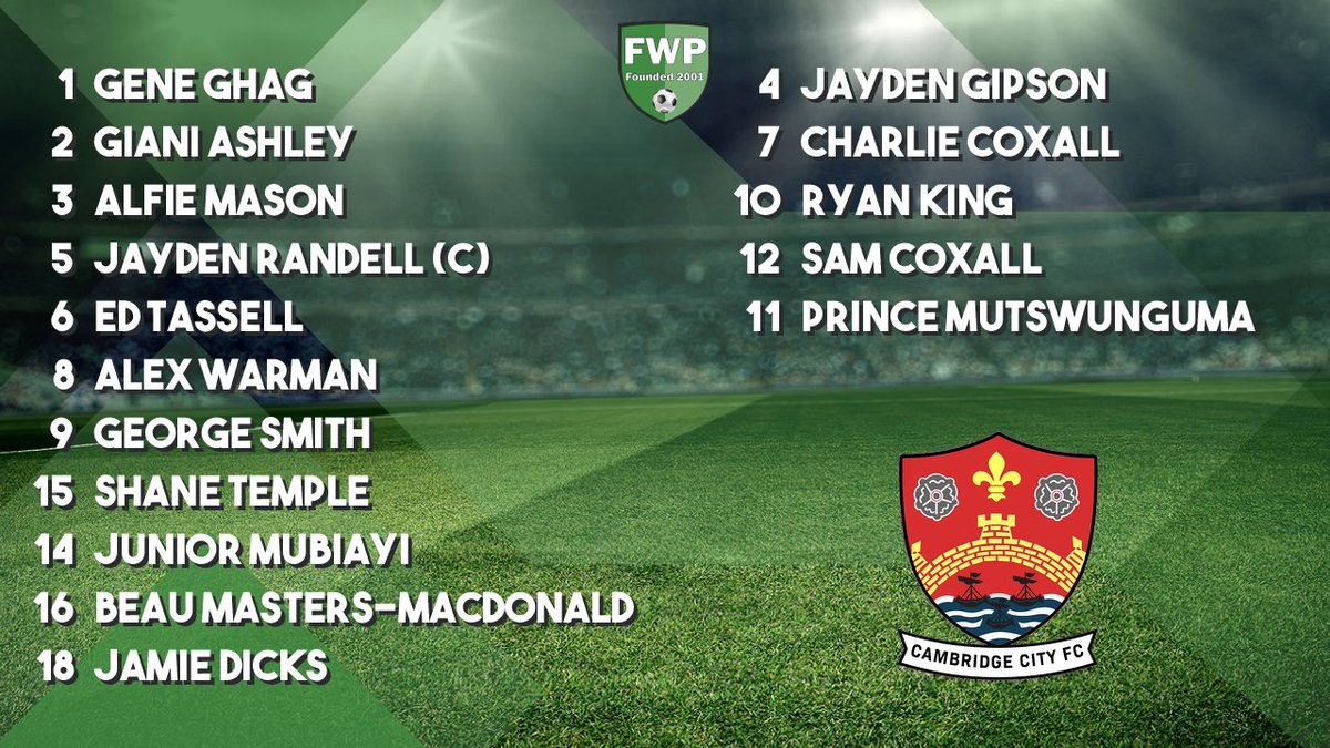 Cambridge City FC 🏆 tweet media