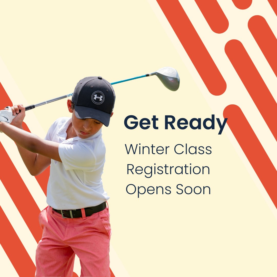 FirstTeeRV's tweet photo. Get ready for Winter class registration, opening January 6, 2025. Check our website for other important dates and program prices. #wintergolf #youthgolf #winteryouthsports

https://t.co/hTS9gBpngp https://t.co/fGxgB5KIHi