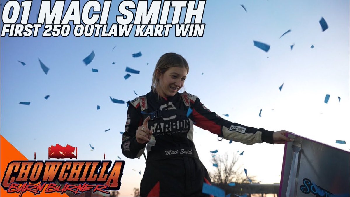01 Maci Smith 250 Outlaw Kart First WIN | Chowchilla Barn Burner | December 15th, 2024
Click Below To Watch 
youtu.be/9JgKi2ZLTOM