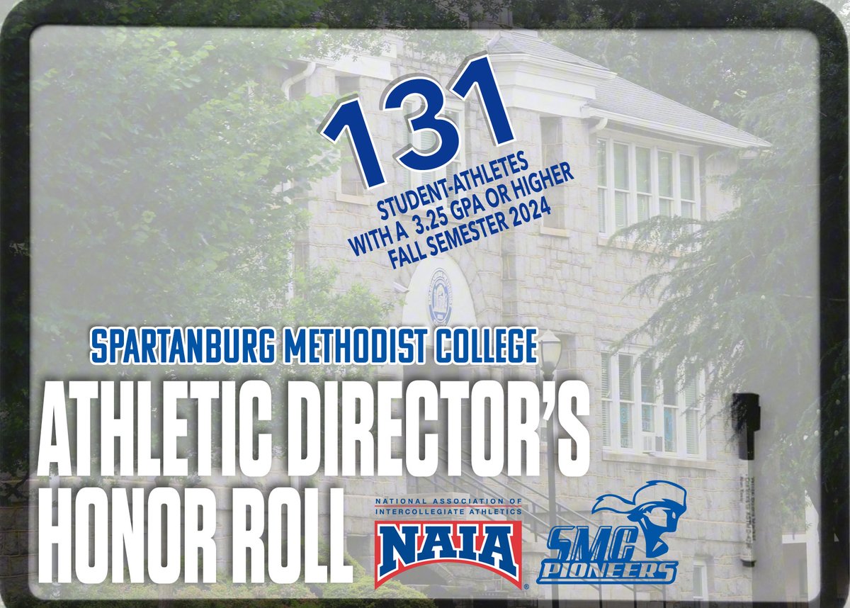 131 Student-Athletes Named to Inaugural Athletic Director's Honor Roll - read more at gosmcpioneers.com/sports/2024-25… #RollNeers #PlayNAIA