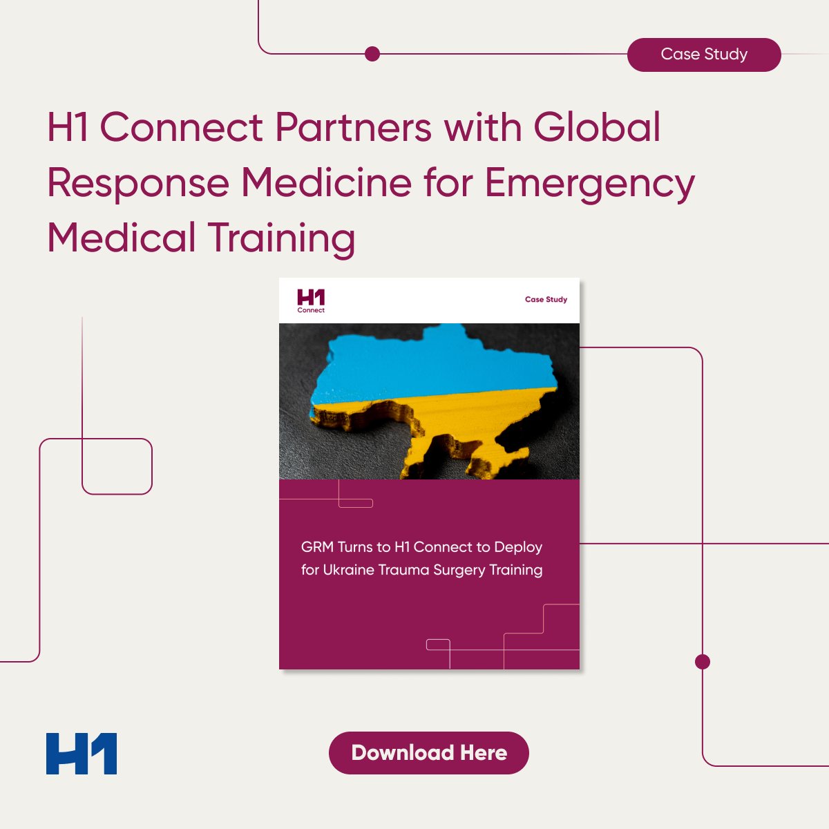 H1 (@h1co_) on Twitter photo H1 Connect had the opportunity to work with <a href="/GRM_Global/">Global Response Medicine</a> to help them identify qualified, willing, and available doctors for a trauma surgery skills course in Ukraine. To learn more about how we were able to support their mission, download the case study: hubs.la/Q02_XD8G0 H1 Connect had the opportunity to work with <a href="/GRM_Global/">Global Response Medicine</a> to help them identify qualified, willing, and available doctors for a trauma surgery skills course in Ukraine. To learn more about how we were able to support their mission, download the case study: hubs.la/Q02_XD8G0