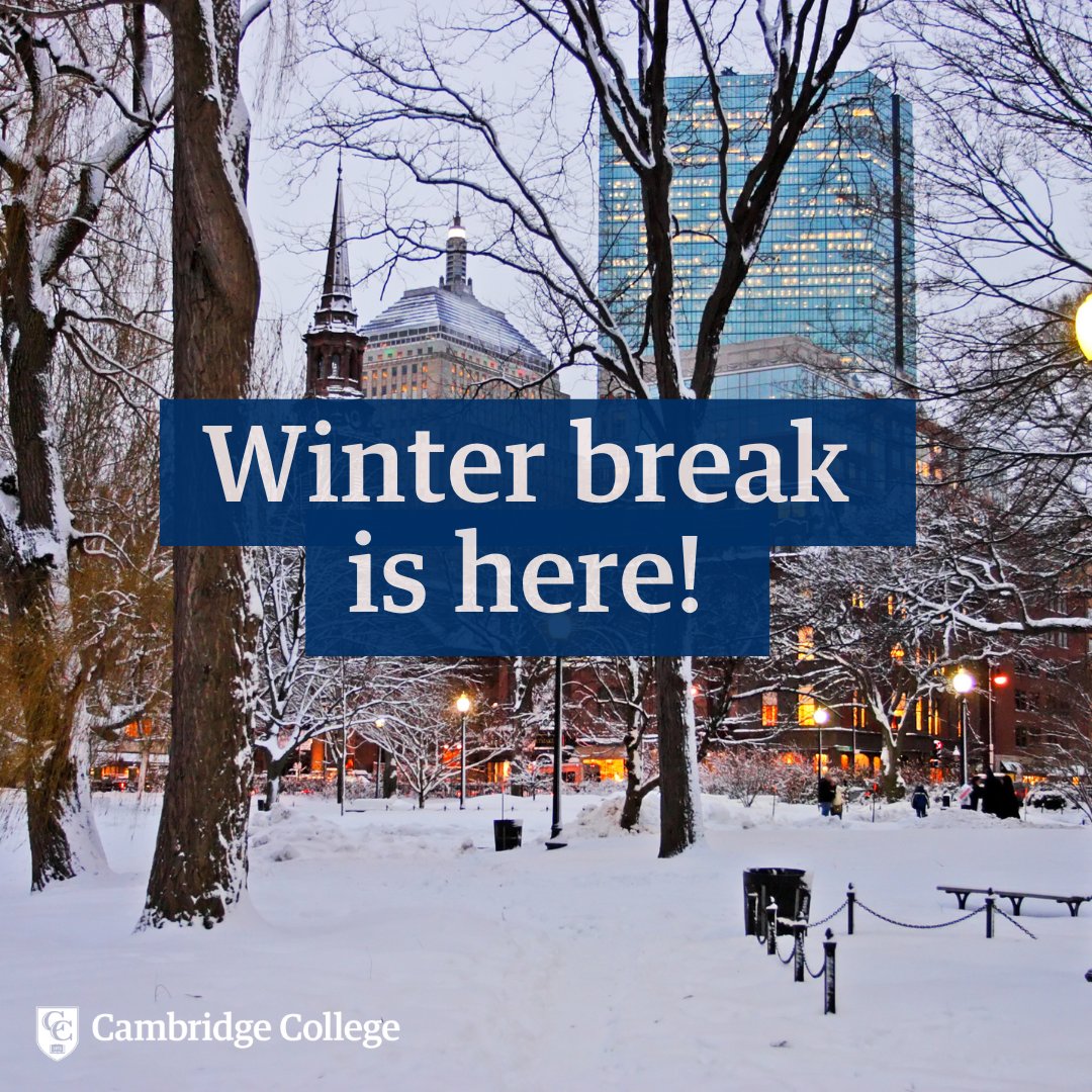 Winter break is a time to rest, reflect, and recharge. Here's to warm moments and cozy vibes! ☕ How are you spending your break? Share your plans below! #WinterAtCambridge #StudentLife