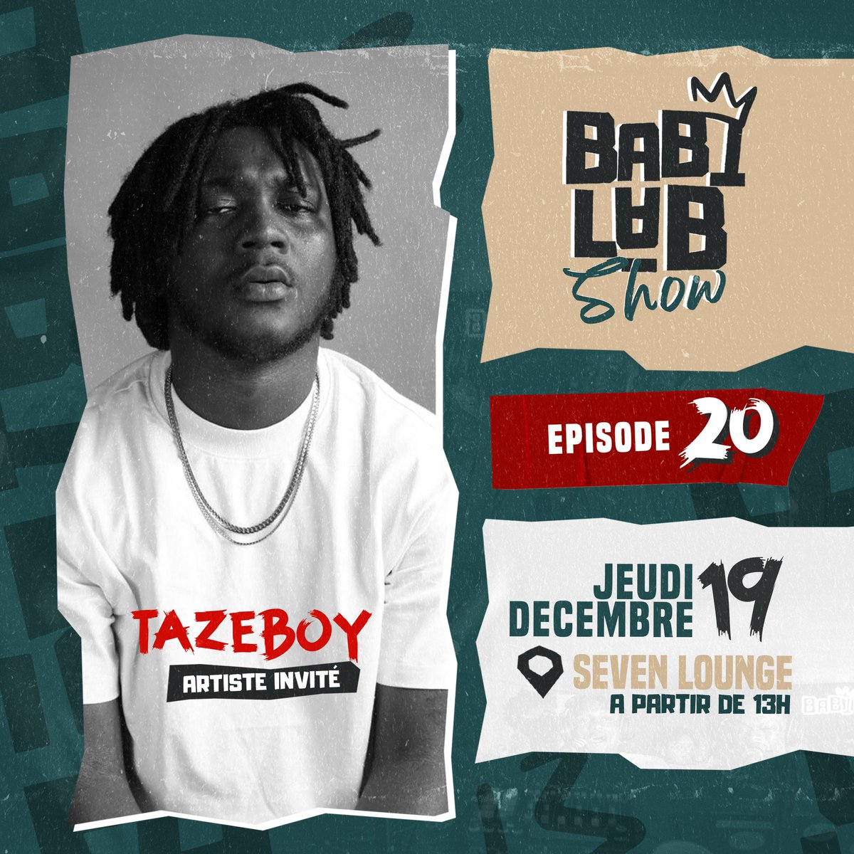 babilab_exp's tweet photo. BABILAB SHOW - EPISODE 20
La famille, l’épisode 20 arrive avec une line-up incroyable ! Rendez-vous pour l’enregistrement ce jeudi 19, et il sera disponible sur les plateformes la veille de Noël. Cadeau garanti !

#fortheculture #babilab https://t.co/rXYmMLZAxg