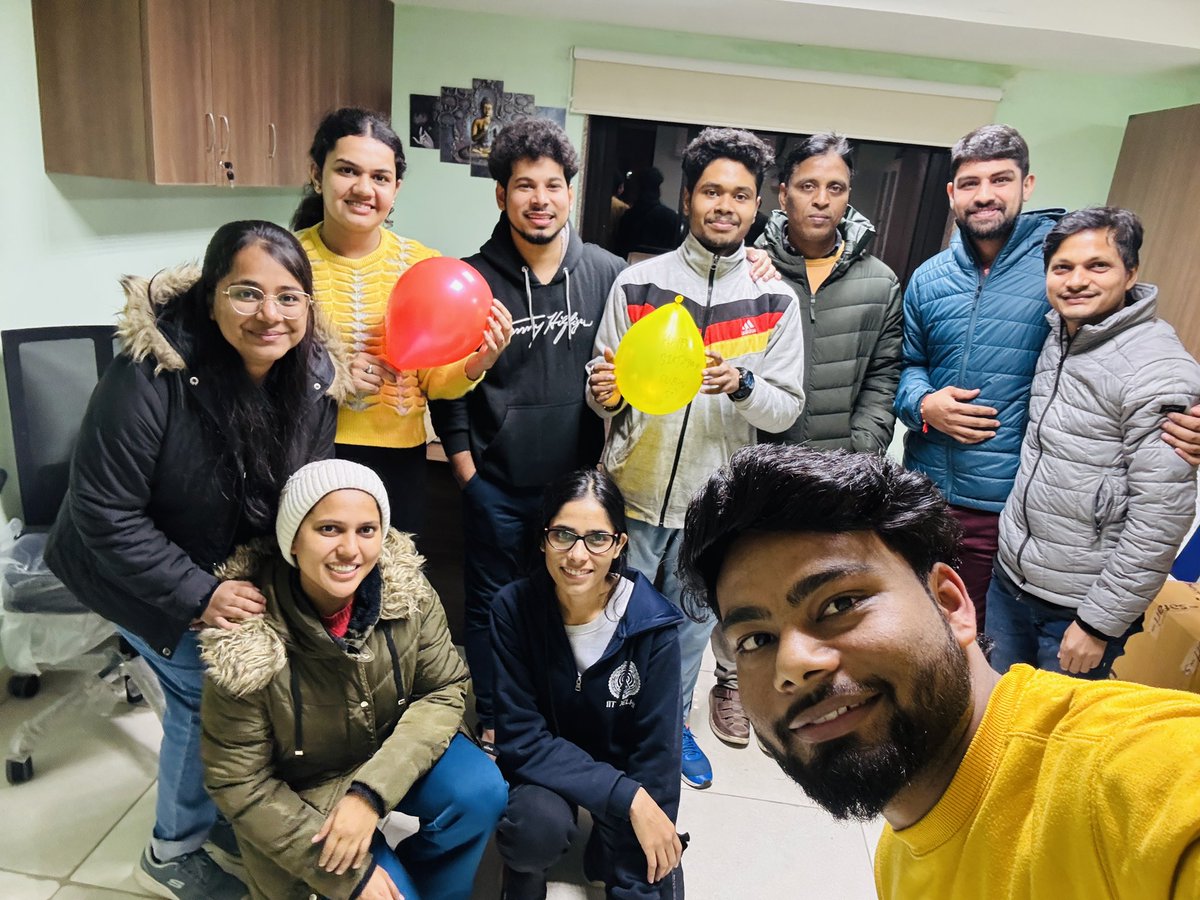 MRY Research Group (@groupmry) on Twitter photo Birthday celebrations of our Winter intern <a href="/Suprabhat_dey/">Suprabhat Dey</a>. His enthusiasm, knowledge and fresh perspective is appreciated in the lab. Wishing him joy and success ahead! Birthday celebrations of our Winter intern <a href="/Suprabhat_dey/">Suprabhat Dey</a>. His enthusiasm, knowledge and fresh perspective is appreciated in the lab. Wishing him joy and success ahead!