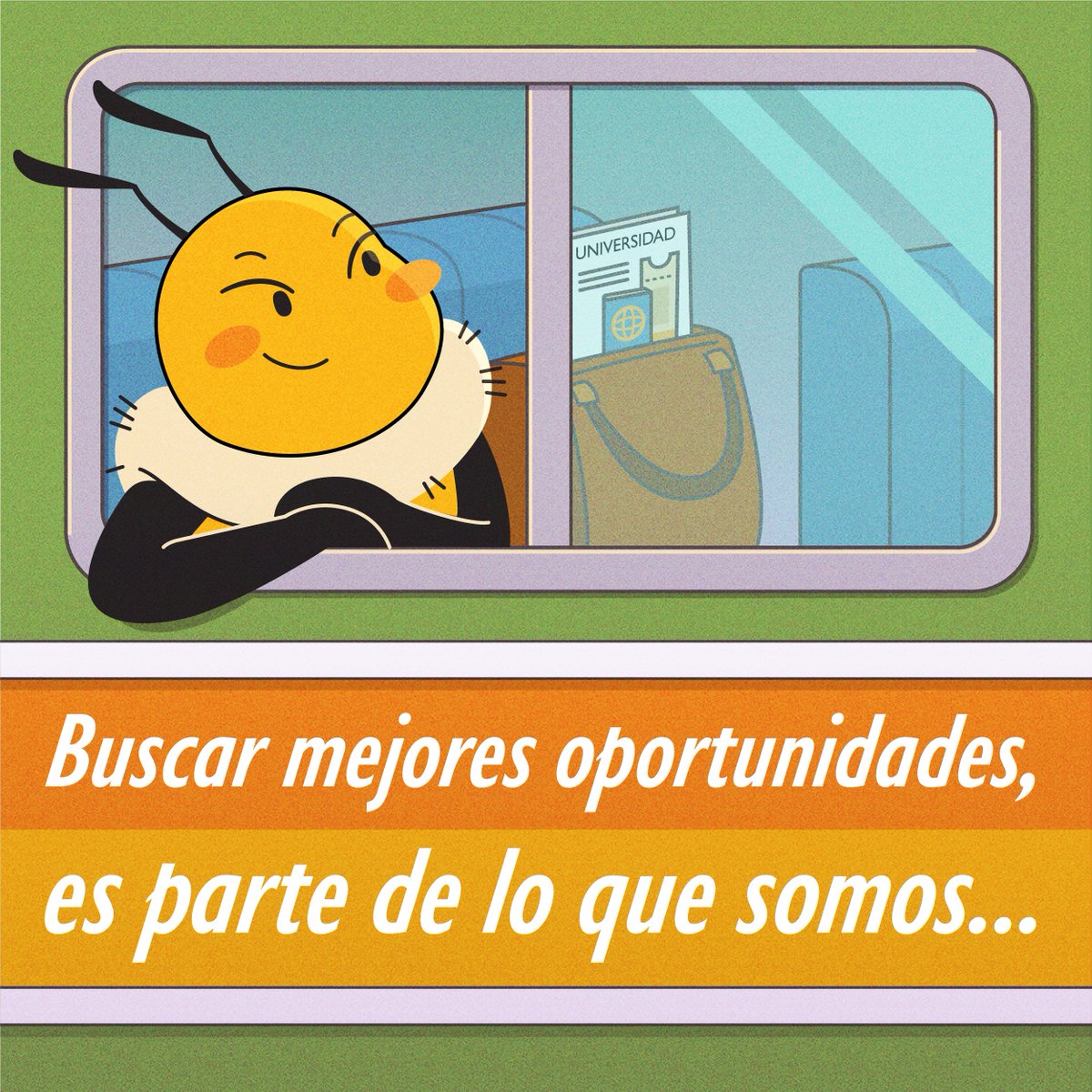 enlacolmena's tweet photo. 👉Las personas migramos por muchas razones, por eso en #SomosColmena te acompañamos con información sobre migración regular y te inspiramos a elegir siempre un camino seguro. 🧷😌@enlacolmena   #DíaInternacionaldelaPersonaMigrante
#Migración #Migrar #Migrante ​#OIM #whpinaction https://t.co/N2GgKRRjuv