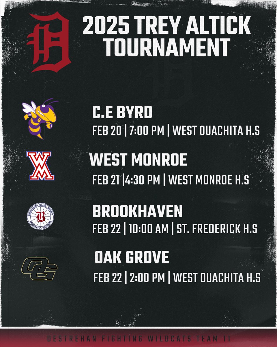Destrehan HS Baseball tweet media