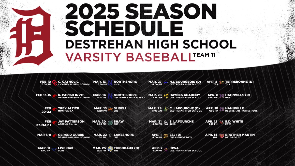 Destrehan HS Baseball tweet media
