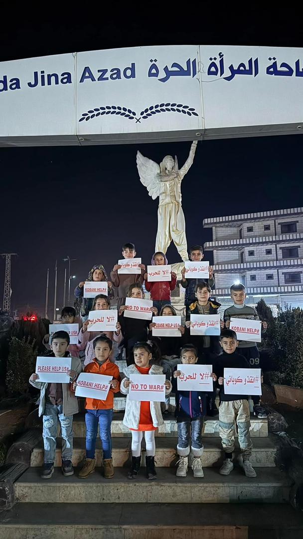 statelessidea's tweet image. Peace for children!
No fly zone for Rojava
#Kobane
#RojavaRevolution