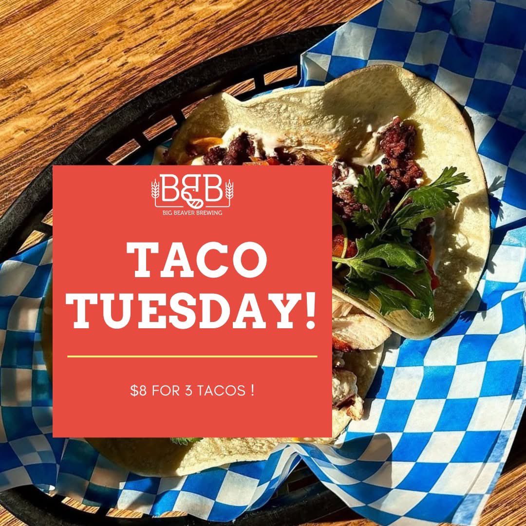 Taco Tuesday! 🌮🌮🌮

#Okotoks #ExploreOkotoks #okotoksbusiness #okotokssmallbusiness  #AlbertaCraftBeer #DrinkLocal #CraftBrew #OkotoksEvents #SupportLocal #BeerTasting #BreweryTour #okotoksrestaurant #OkotoksNightlife #HappyHour