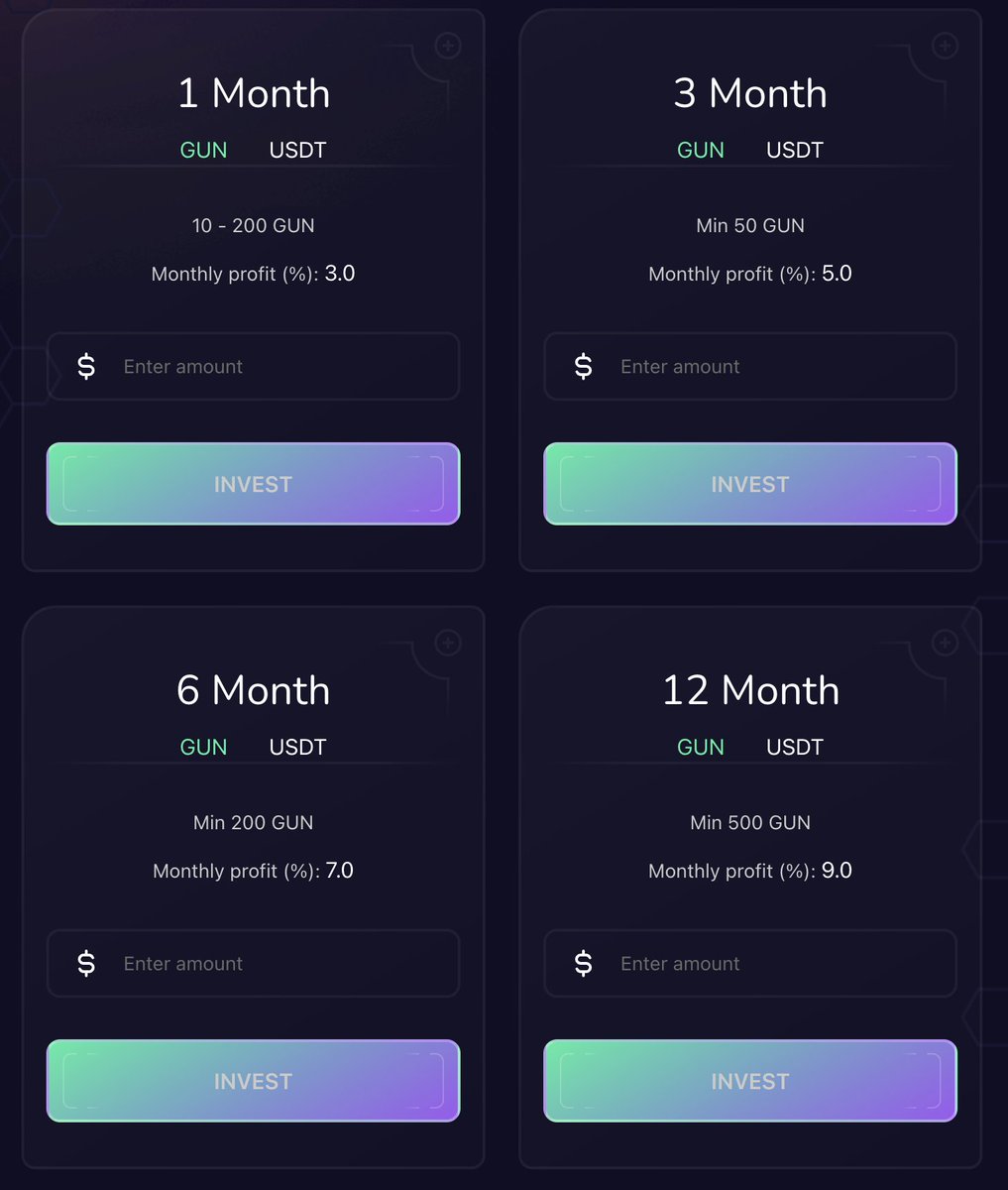 gun_trader_bot's tweet photo. 🤖 Gun Trader Smart Pool Bot Trading 🚀

1️⃣ Deposit GUN/USDT into a pool.
2️⃣ Bots trade 24/7 across exchanges.
3️⃣ Earn rewards:

💰1M: 2 - 3%
💰3M: 3.5 -  5%
💰6M: 4.2 - 7% 
💰12M: 5.5 - 9%

💡 Let the bots trade, you earn!

#BotTrading #CryptoPools #GunTrader #PassiveIncome https://t.co/GRL1VPk78f