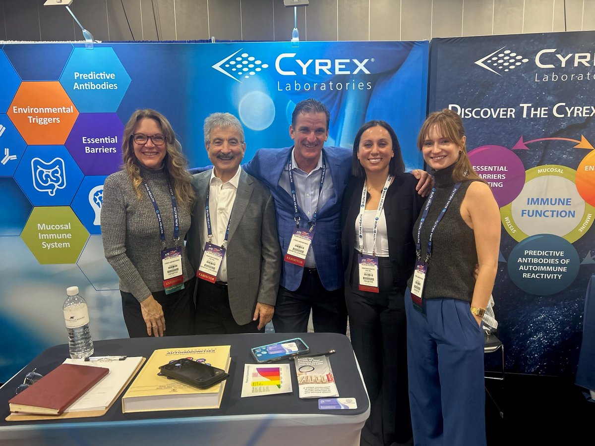 CyrexLabs's tweet image. We want to thank everyone who stopped by our booth this past weekend @A4MEvents 32nd World Congress in Las Vegas, NV. What a great weekend of learning and mingling with fellow functional medicine providers! #A4M #TheCyrexSystem