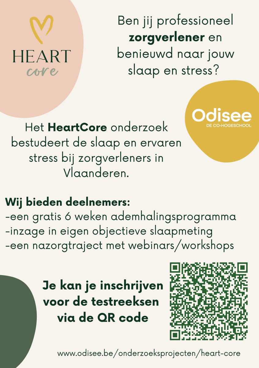 Julie Vanderlinden (@julievdld) on Twitter photo Beste #zorgverlener,
-Je werkt hard...maar ook met een hart.🫀
-Je staat onder druk...maar je aanwezigheid zorgt voor indruk.🕶️
-Je zorgt voor anderen...maar zorg je ook goed voor jezelf?🫂
Neem gratis deel aan ons #heartCore onderzoek <a href="/OnderzoekOdisee/">OnderzoekOdisee</a>
forms.gle/rErM9kkPMWCFsQ… Beste #zorgverlener,
-Je werkt hard...maar ook met een hart.🫀
-Je staat onder druk...maar je aanwezigheid zorgt voor indruk.🕶️
-Je zorgt voor anderen...maar zorg je ook goed voor jezelf?🫂
Neem gratis deel aan ons #heartCore onderzoek <a href="/OnderzoekOdisee/">OnderzoekOdisee</a>
forms.gle/rErM9kkPMWCFsQ…
