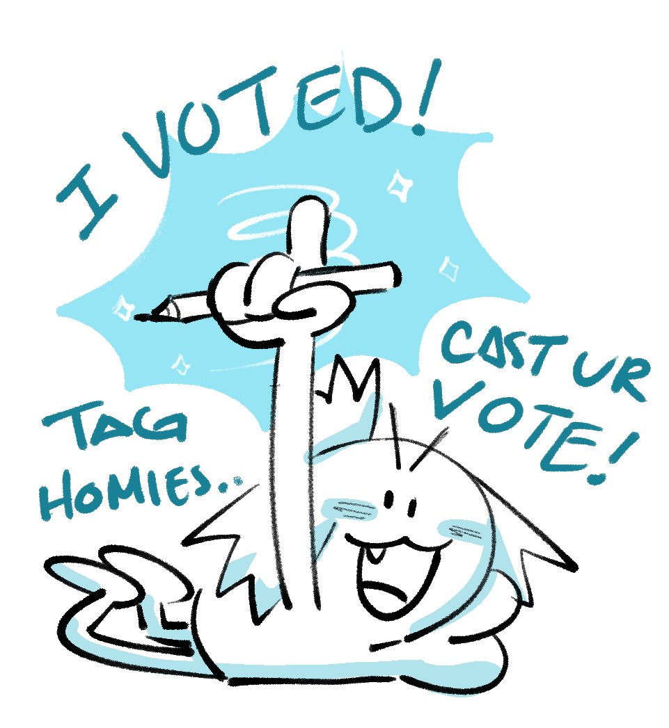 oni_hat's tweet photo. I finally casted my vote for the proposed #AMPTP contract! I encourage every Animation Guild homies to cast their vote cause I'm sick and tired of hearing that we need more ENGAGEMENT!!!
LETS GET FUCKIN ENGAGED AND VOTE
(maybe doodle abt it)
#Vote4Animation #StandWithAnimation https://t.co/2B5reBFalN