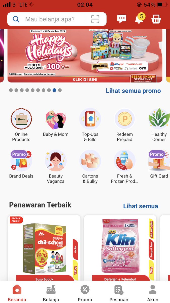 Love01ID's tweet photo. @TirtoID Tidak ada minimum belanja! Gratis ongkir dengan kode ILBA0003 di Alfagift.

🎁 Daftar pakai kode referral ini: ILBA0003 

Download Alfagift sekarang https://t.co/cjINuMJSyY &amp; dapatkan reward menarik
REFERRAL BARTER DESEMBER 2O24 

Berlaku s/d 31 Des 2024
#BelanjaOnline #Alfagift https://t.co/WpvBT3kV3z