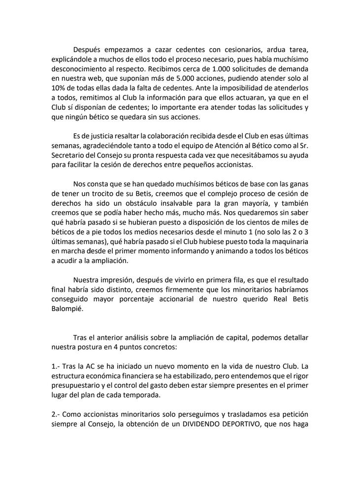 Asociación De Accionistas Minoritarios NUEVO BETIS tweet media