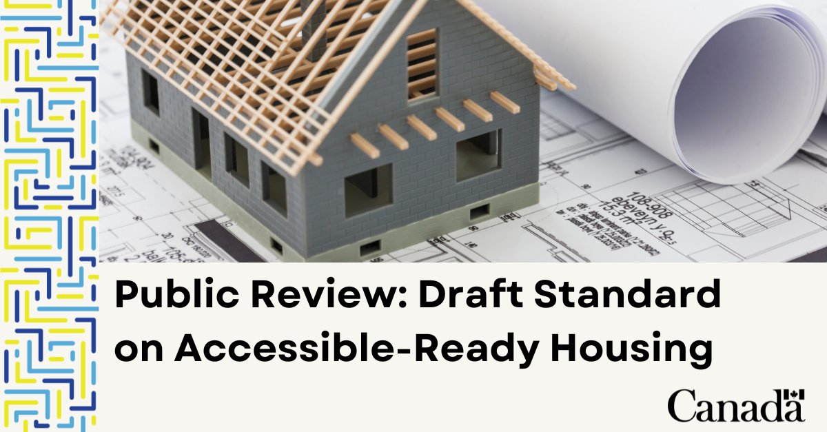 🚨 Have your say! 🚨

Our draft standard on Accessible-Ready Housing is now open for public review! Share your feedback before January 31, 2025 to help create adaptable, inclusive homes for all Canadians.

👉 ow.ly/wnWu50UsT8p