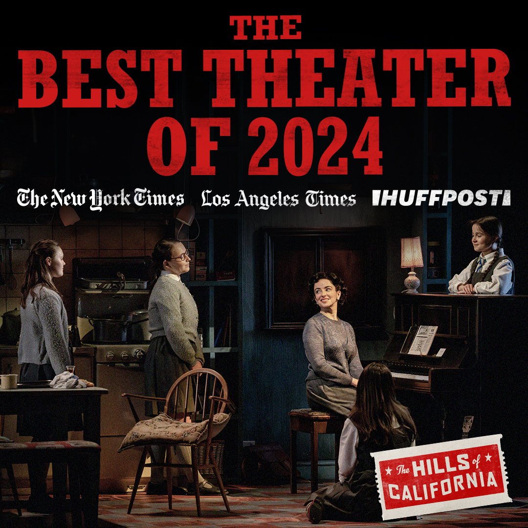 Just a few more chances to see THE BEST THEATER OF 2024, on Broadway through Dec. 22 only! #HillsofCaliBway
