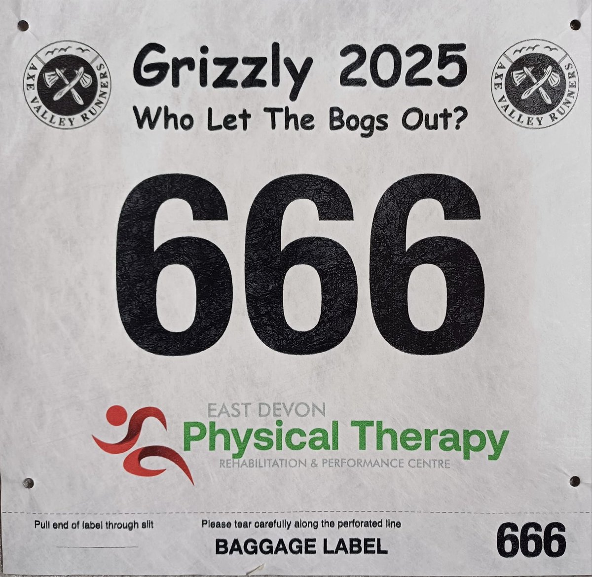 The Grizzly Race 🐾 (@grizzlyavr) on Twitter photo Grizzly Numbers printed and will be posted out in February. 🖨️🔢✉️
The question now is who will end up with this number? 🤔😈
<a href="/E_D_S_T/">East Devon Sports Therapy</a> <a href="/RunnersAxe/">AxeValleyRunners</a>
#GrizzlyRace🐾 #WhoLetTheBogsOut💩🐻 #numberofthebearst😈🐻 Grizzly Numbers printed and will be posted out in February. 🖨️🔢✉️
The question now is who will end up with this number? 🤔😈
<a href="/E_D_S_T/">East Devon Sports Therapy</a> <a href="/RunnersAxe/">AxeValleyRunners</a>
#GrizzlyRace🐾 #WhoLetTheBogsOut💩🐻 #numberofthebearst😈🐻