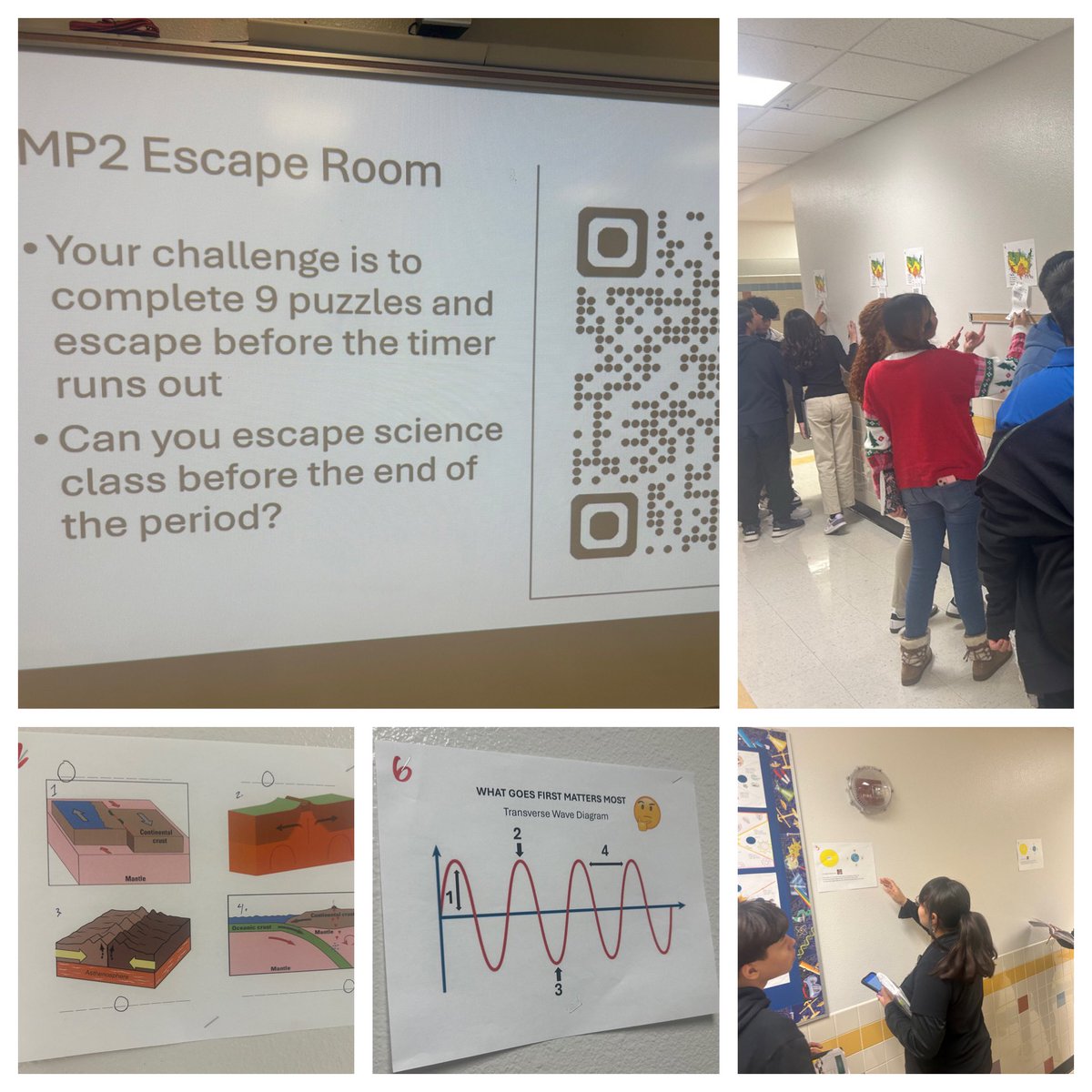 8th Grade Science MP2 9-Week Review with a Twist. ESCAPE ROOM 🔒 🔐