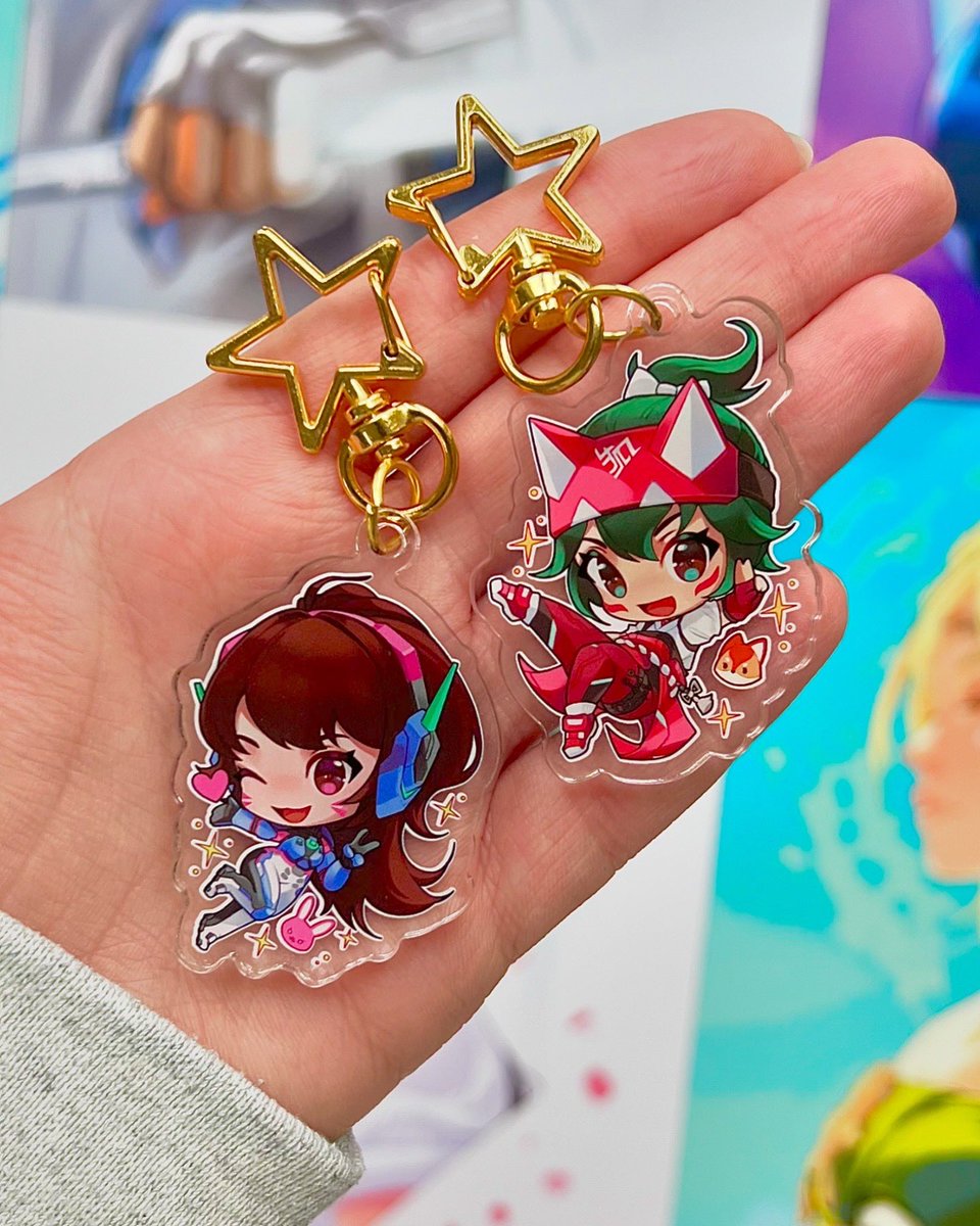 ArtNoush's tweet image. Thanks @GS_Promo_Inc for working with me on these cute keychains, check them out :) ✨

#gsjj #customkeychains #keychains