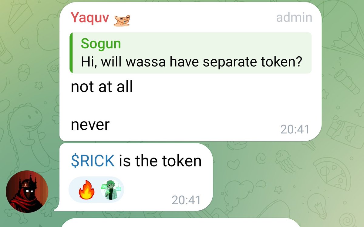 Don't but $wazza ai. The only token is $rick for this eco.

Fk7Mwcknh67sgkzWXbTFkYNshUu2CuLcWvrwhJd6pump