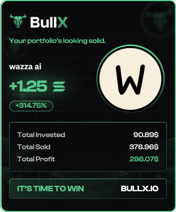 0xAshes's tweet photo. $WAZZA AI
Fk7Mwcknh67sgkzWXbTFkYNshUu2CuLcWvrwhJd6pump

NFA, I've exited my position

$SOL #MemeCoin https://t.co/n0N19E65gP
