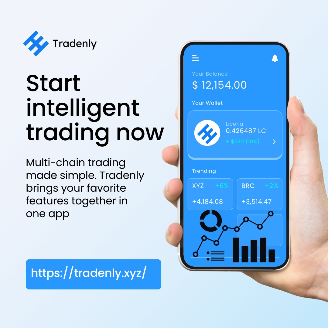 Tradenly's tweet photo. Consolidate your bots. Upgrade your trading. Tradenly’s app makes it easy. #crypto #cardano $BOTLY https://t.co/vYgKerAGYl