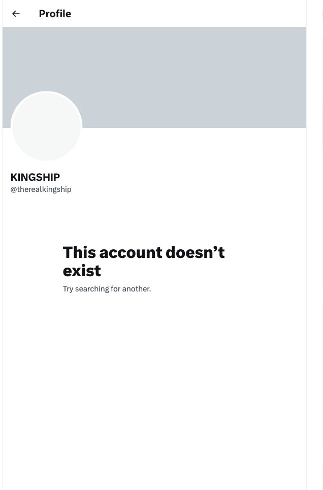 OH DAMN... 😳 <a href="/therealkingship/">KINGSHIP - BAYC  🍌 🦍</a> NFT just deleted all of their socials! 

(this project was created by Universal Music Group)

😵‍💫 <a href="/UMG/">Universal Music Group</a> 🤢 

One of the most promising Music NFT projects....

Universal Music literally is RIGHT NOW as I am writing this, deleting all of the Kingship
