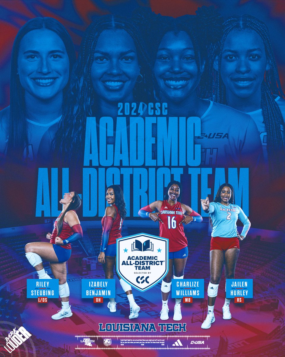 LA Tech Volleyball 🐶🏐 tweet media