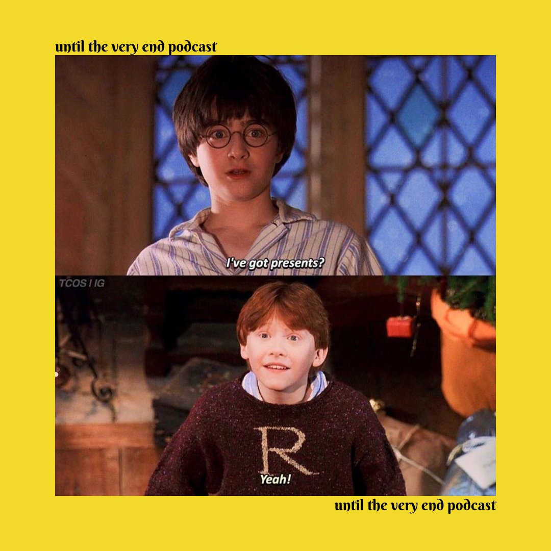 untiltheverypod's tweet photo. Test your Harry Potter Christmas knowledge with us!
#whatsupwitches
#harrypotter
#hogwarts
#potterhead
#untiltheveryend
#utve
#hermionegranger
#ronweasley
#lumos
#slytherin
#gryffindor
#hufflepuff
#ravenclaw
#christmas
#harrypottertrivia https://t.co/GAWZfQKsMq