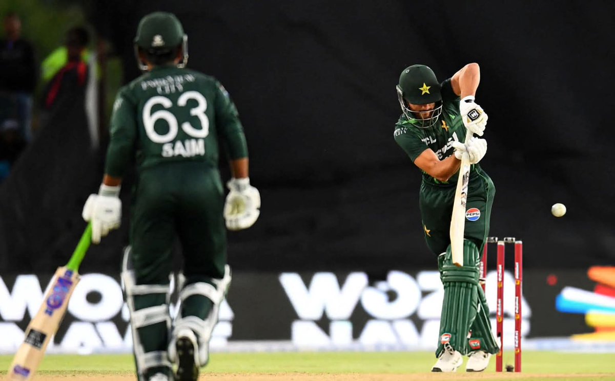 CBWhuzaifa's tweet photo. Pakistan defeat South Africa by 3 wickets in a thrilling last-over finish!

#SAvPAK #PakistanCricket #Bitcoin #Cricket #PakistanCricket https://t.co/5fUDdrXpPl