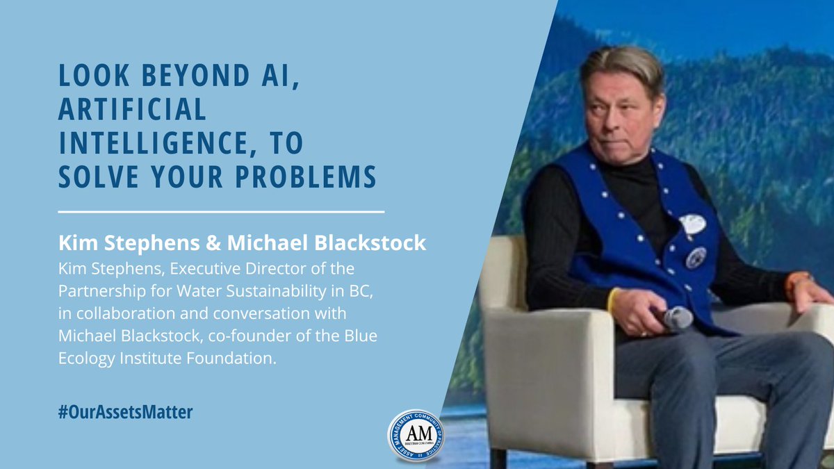 Explore a new paradigm: #NaturalIntelligence (NI) – the fusion of Indigenous wisdom &amp; Western science for sustainable #WaterStewardship. Discover how NI challenges AI's dominance in solving today’s crises in the full article: assetmanagementbc.ca/newsletter44fa…