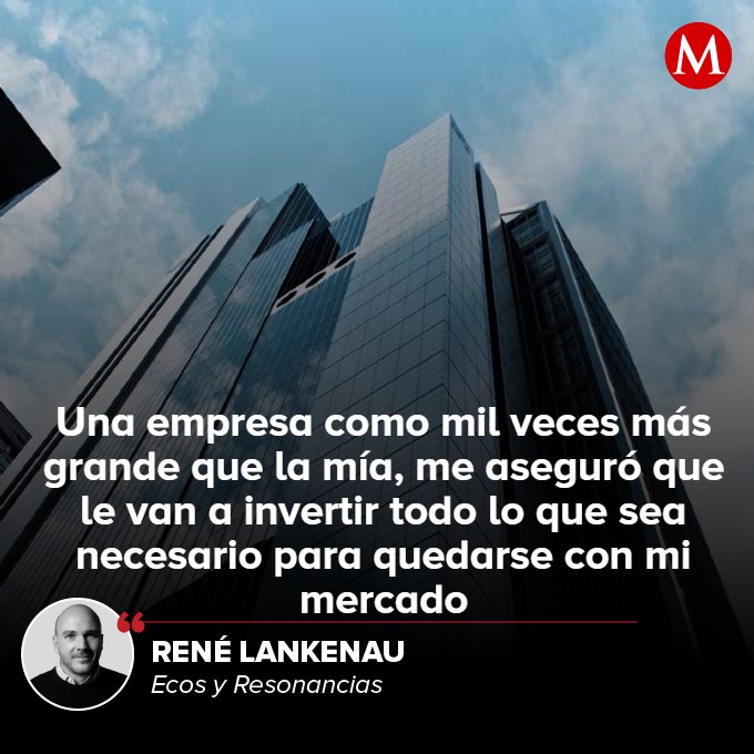 Milenio (@milenio) on Twitter photo #EcosYResonancias | "¿Qué opciones tengo? Podría buscar yo también un socio rico. Quizás armar una ronda de inversión que me dé acceso a muchos recursos y usarlos para fortalecer mi empresa"
🖋️ Opina <a href="/renelankenau/">Rene Lankenau</a> mile.io/3Dl1VM0 #EcosYResonancias | "¿Qué opciones tengo? Podría buscar yo también un socio rico. Quizás armar una ronda de inversión que me dé acceso a muchos recursos y usarlos para fortalecer mi empresa"
🖋️ Opina <a href="/renelankenau/">Rene Lankenau</a> mile.io/3Dl1VM0