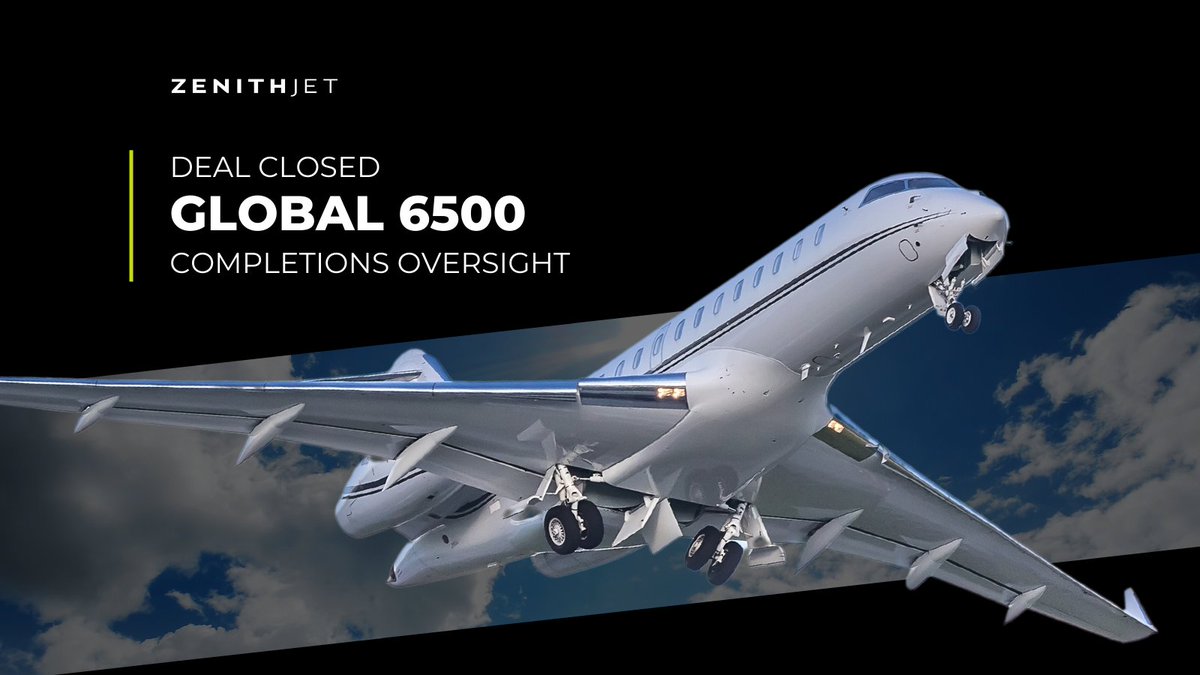 It has been a busy end of the year for the team at ZenithJet, as we have closed a Global 6500 completions oversight contract to support one of our valued and repeat clients. Learn more about the value of completions oversight here linkedin.com/pulse/value-co…