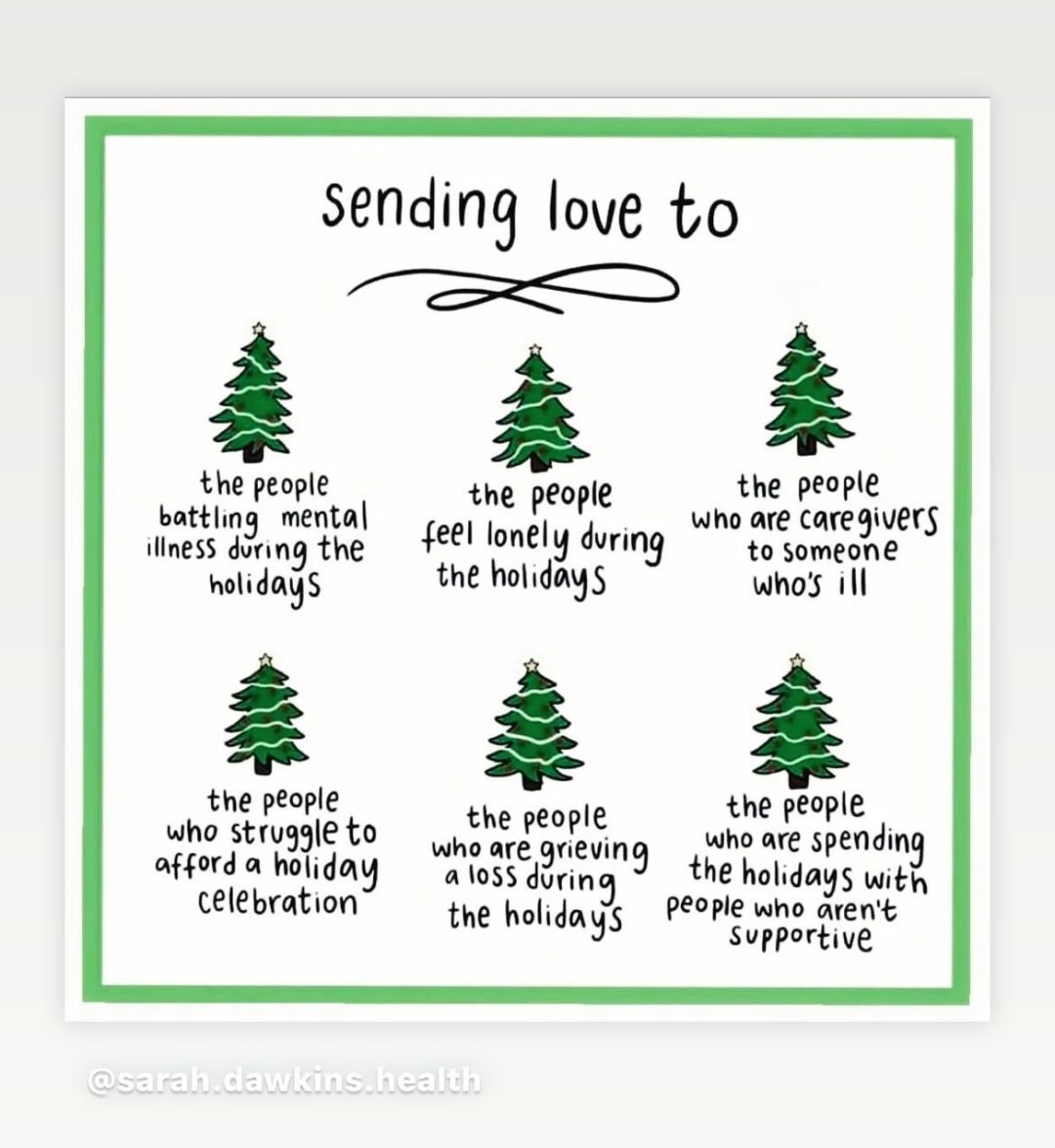 There are so many pressures at Christmas inc:
- be out socialising, 
-buy perfect gifts, 
-to have ANY/enough money to buy presents 
-to miss those you have lost 
-to be isolated 
It is such a stressful time for so many people. Please share👇
#Christmas2024 #MentalHealthMatters
